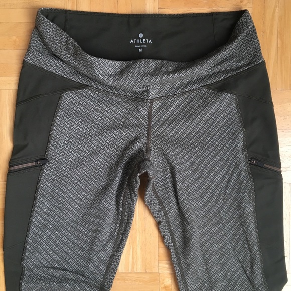 Athleta Olive Green Drifter Leggings - Picture 3 of 5
